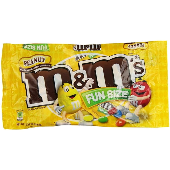 Mars M&M's Fun Size Peanut Milk Chocolate Candies, 11.23 Oz.