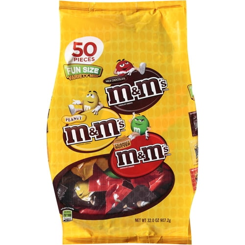 Mars M&M's Fun Size Peanut, Peanut Butter, & Milk Chocolate