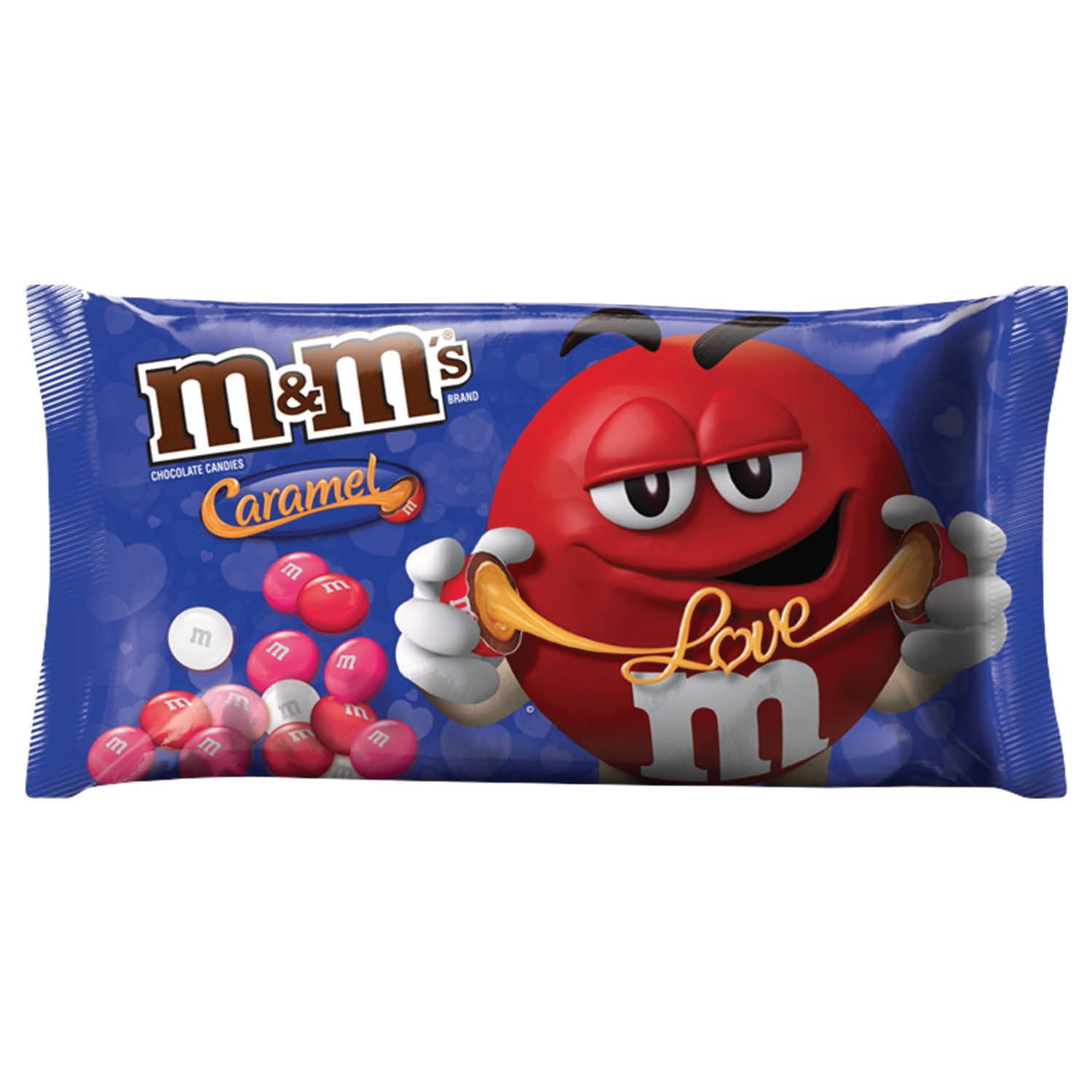 Mars M&M's Valentine's Day Caramel Chocolate Candy, 9.9 Oz.