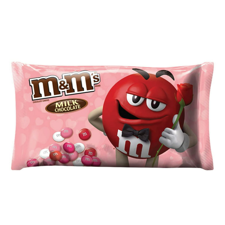 M&M's Peanut Milk Chocolate Candies Valentine - 10-oz. Bag 