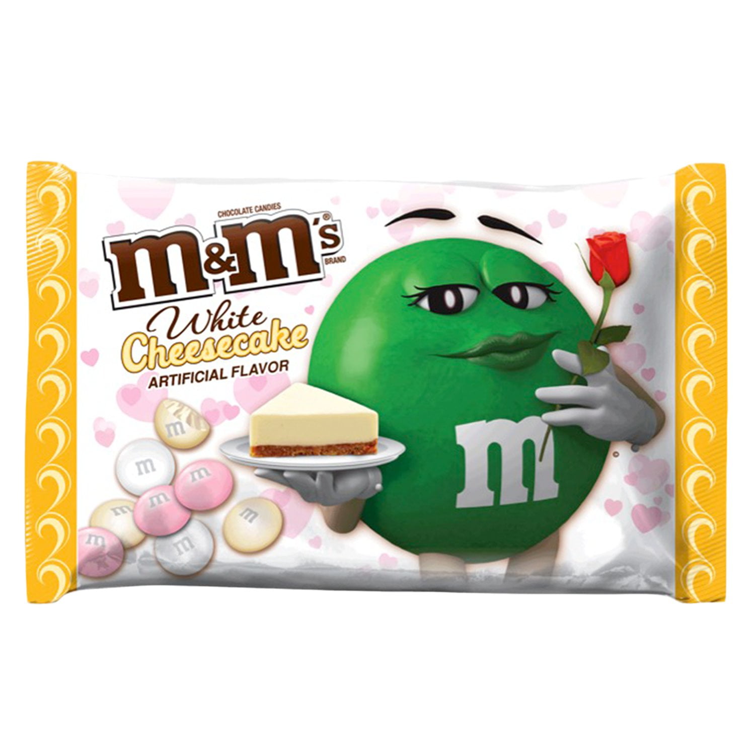 Mars M&M's Valentine's Day White Cheesecake Flavored Chocolate