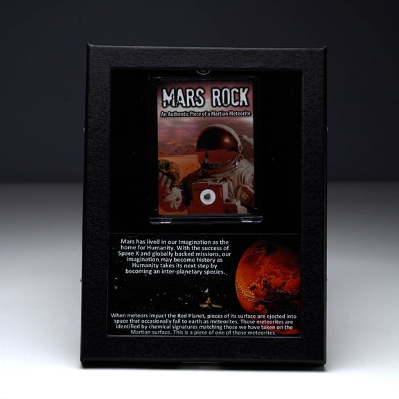 Authentic Mars Meteorite in Collector's Box