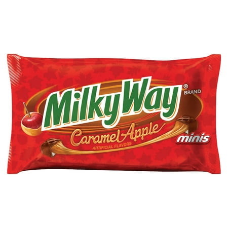Mars Milky Way Minis Halloween Caramel Apple Candy Bar, 11.5 Oz.