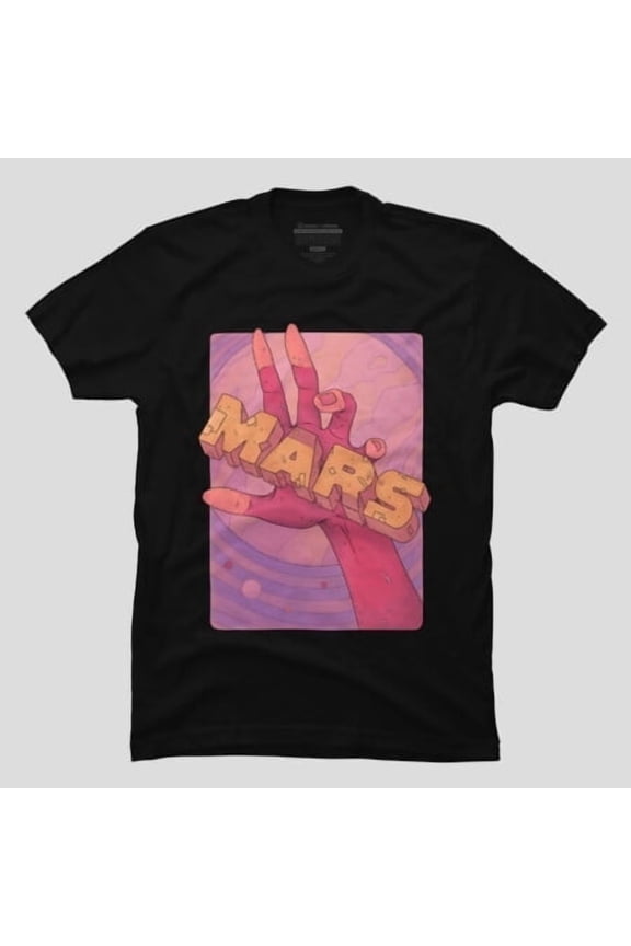 Mars Minimalist Planet Space Graphic - New Arrival, H28809 Unisex T-Shirt, Up to 5XL Available