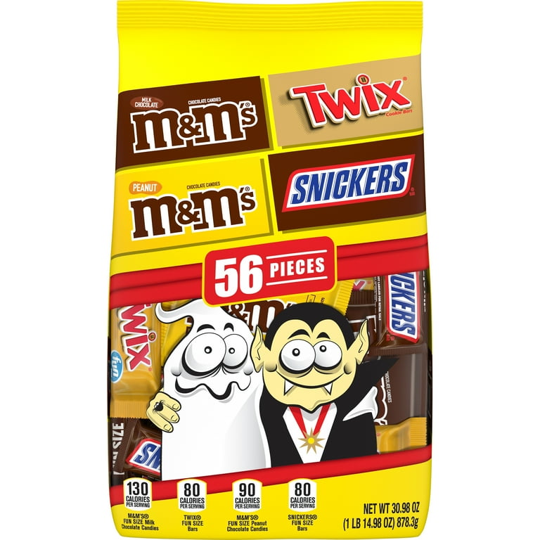 Mars Mixed M M s Snickers Twix Milk Chocolate Halloween Candy