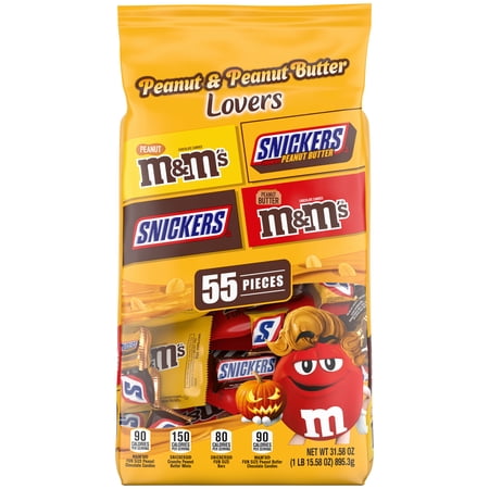 Mars Wrigley Mixed Peanut Lovers Spooky Halloween Bag - 31.58