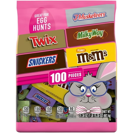 Mars Mixed Snickers, Twix, M&M's, Milky Way & 3 Musketeers Easter Chocolates Candy Bulk