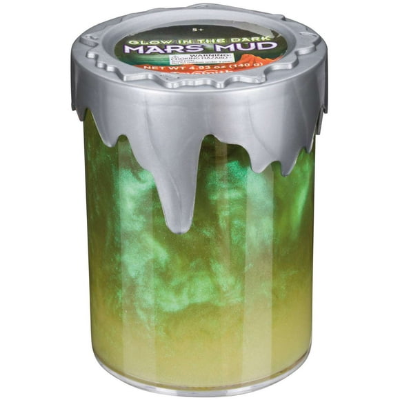 Mars Mud Glow in the Dark Light Green Slime