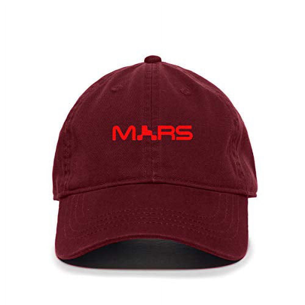 帽子 MARS Mars NASA Logo Baseball Cap Embroidered Cotton Adjustable Dad Hat