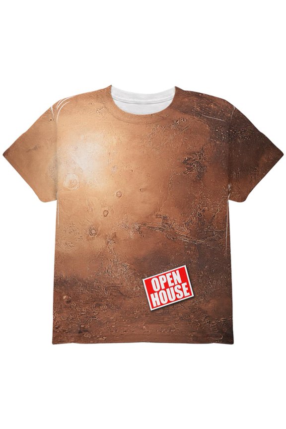Mars Open House Funny All Over Youth T Shirt Multi YSM