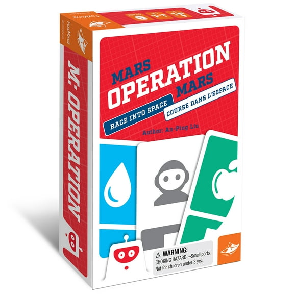 Mars Operation - A Logical Card Game With Robots In Space, Ages 8+