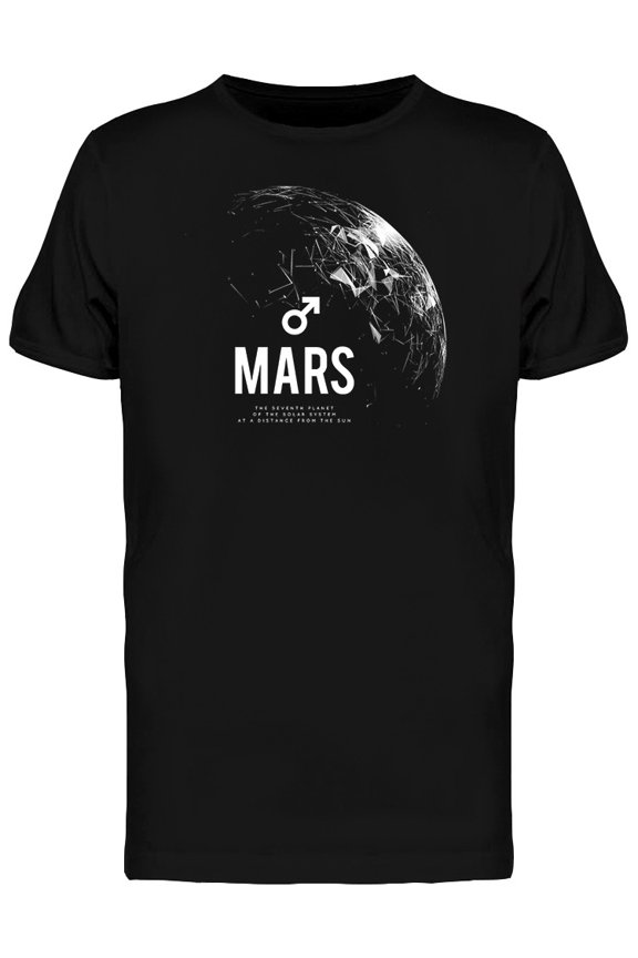 Mars Overview Graphic T-Shirt Men -Image by Shutterstock, Male Large