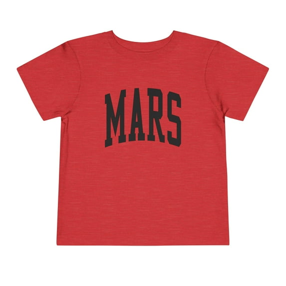 Mars Planet Space Toddler Shirt Gifts Boy Girl Size 2T-5T