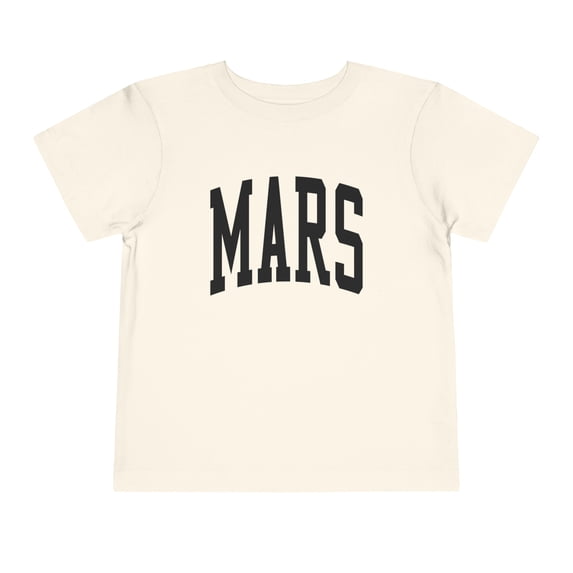Mars Planet Space Toddler Shirt Gifts Boy Girl Size 2T-5T
