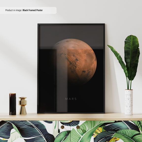 Mars Poster Space Posters Space Wall Art Space Prints Space Decor Outer Space Mars Print Mars From Space UNFRAMED Poster, Wall Art for Decor, Present, 8x12
