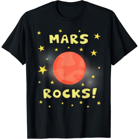 Mars Rocks Red Planet T-Shirt - Space Shirt T-Shirt