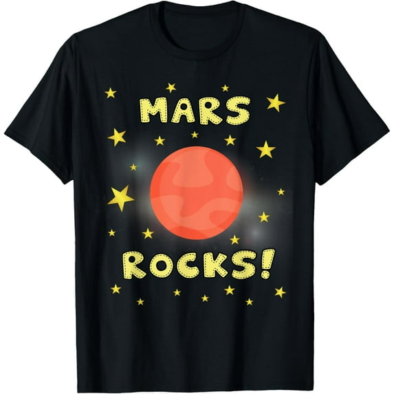 Mars Rocks Red Planet T-Shirt - Space Shirt T-Shirt