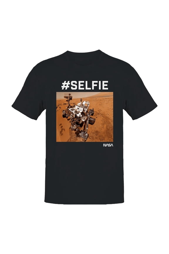 Mars Rover #Selfie NASA Image Men's T-shirt