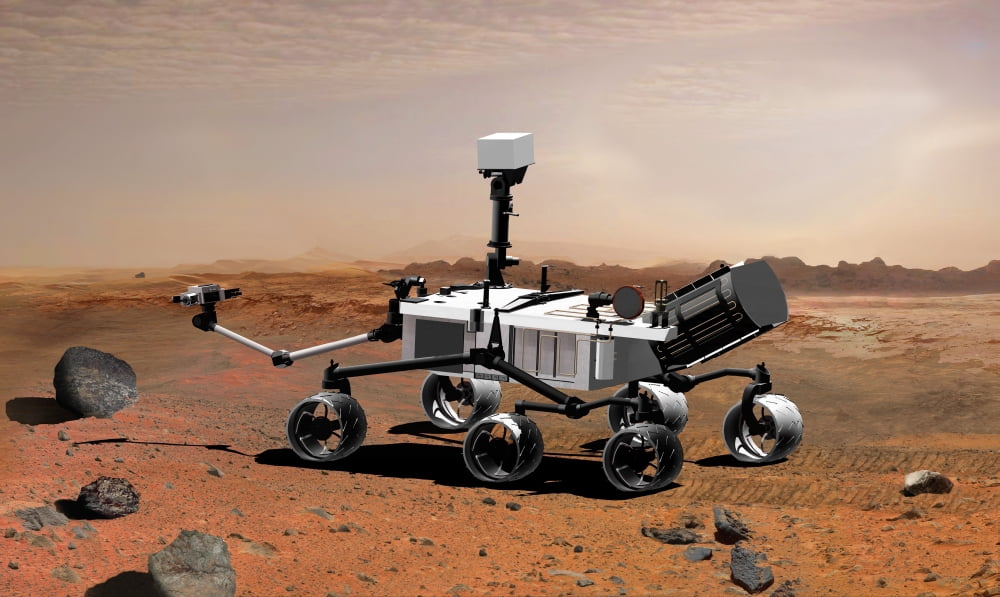 Mars Science Laboratory Canvas Art - Stocktrek Images (37 x 22)