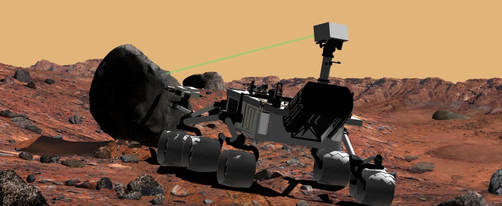 Mars Science Laboratory Canvas Art - Stocktrek Images (44 x 19)
