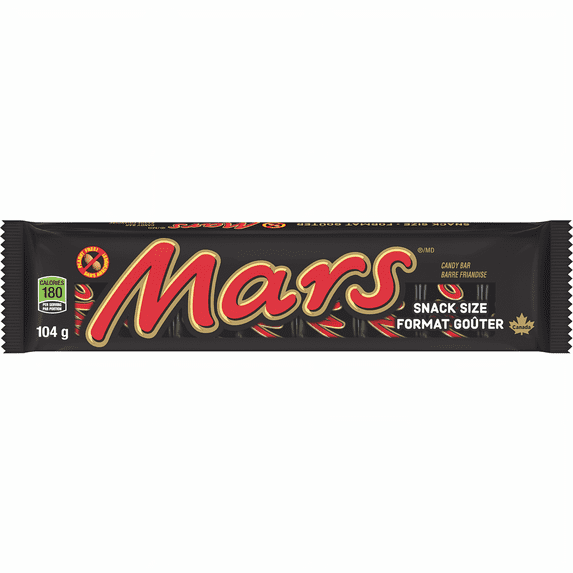 Mars Snack Size Chocolate Candy Bars (8 pk) 104g/3.7 oz