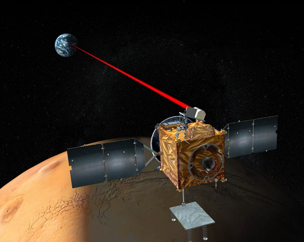 Mars Telecommunications Orbiter Canvas Art - Stocktrek Images (32 x 26)