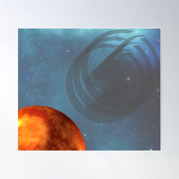 Mars & Them Poster Wall Art, Modern Wall Decor For Living Room Bedroom, 12x18 UNFRAMED