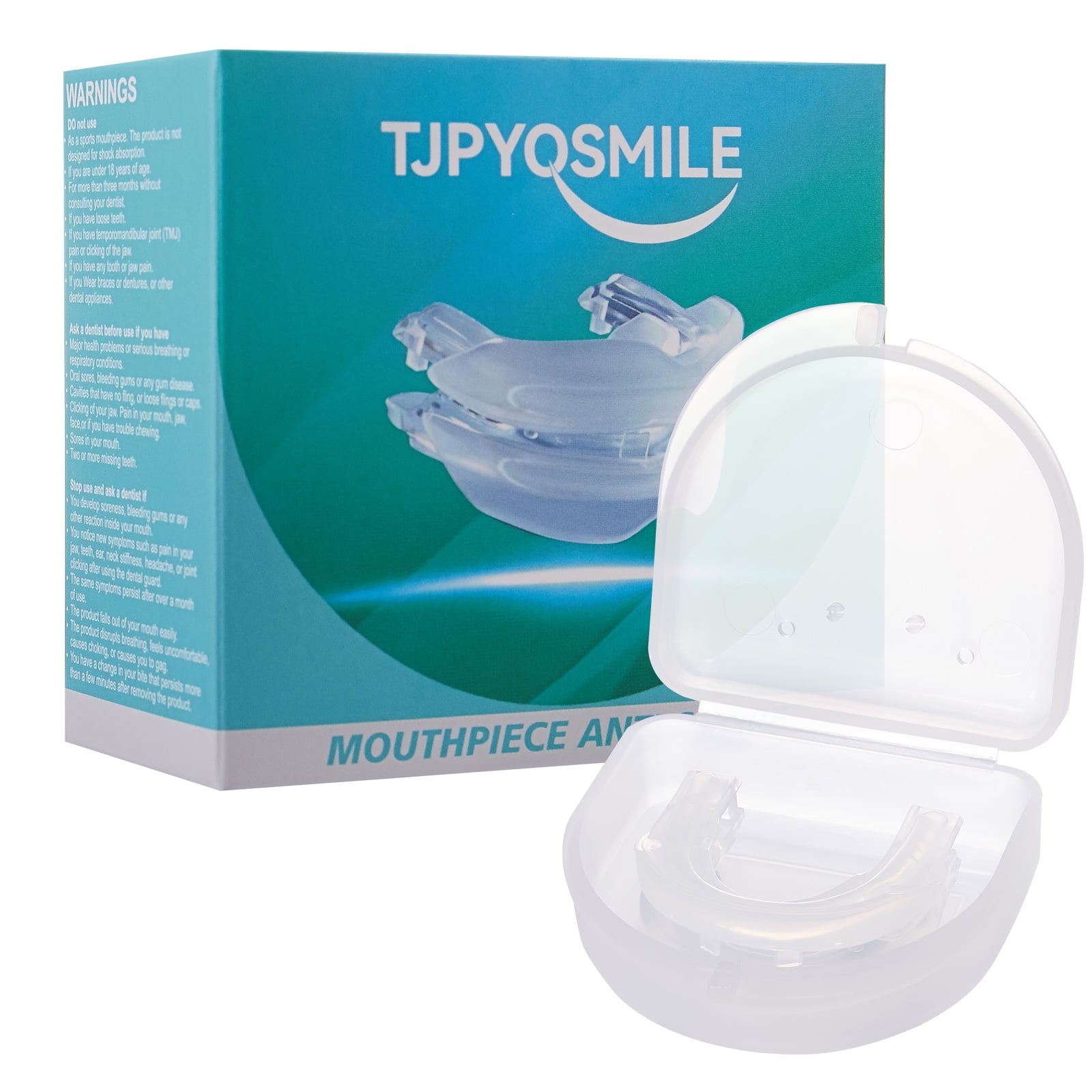 Mars Veterinary Anti-Snoring Mouth Guard, Anti-Snoring Mouthpiece Devices, Snore Customized Stopper - Helps Stop Snoring, Comfortable Snoring Solution for Men/Women Night's Sleep, White