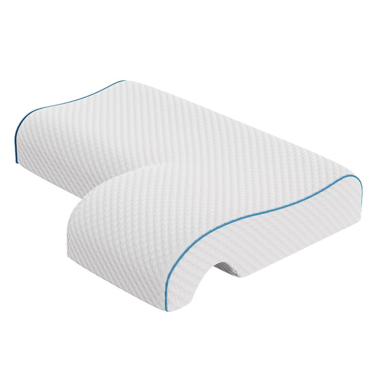 Wife Pillow. Soft Medium Support. Ergonomic Arm Holes Positioner. Bed Side Sleeper. Shoulder, Cervical Neck & Rotator Cuff Pain Relief. Fiber Fill