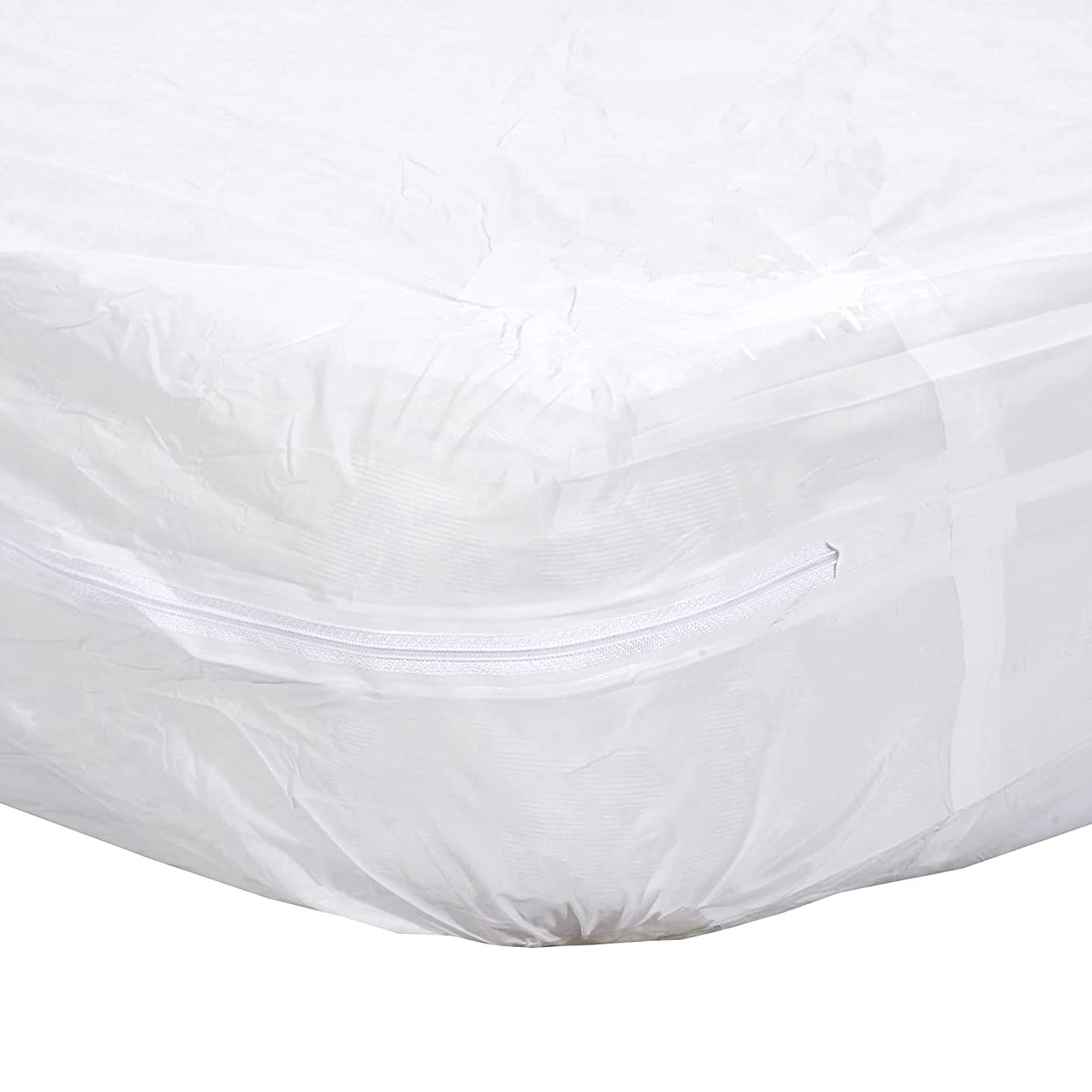 Mars Wellness Waterproof Vinyl Mattress Protector and Cover Zippered