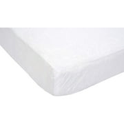 Mars Wellness Waterproof Vinyl Mattress Protector and Cover - Zippered White  - 1 Pack - Twin