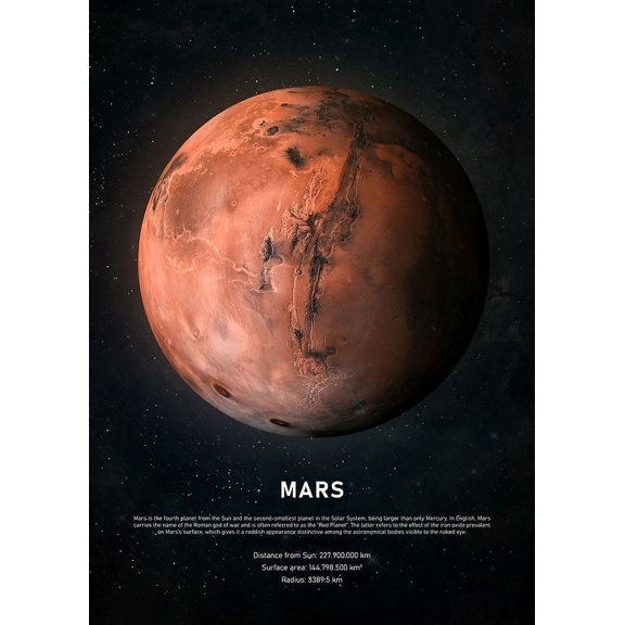 Mars by Design Fabrikken (24 x 36)