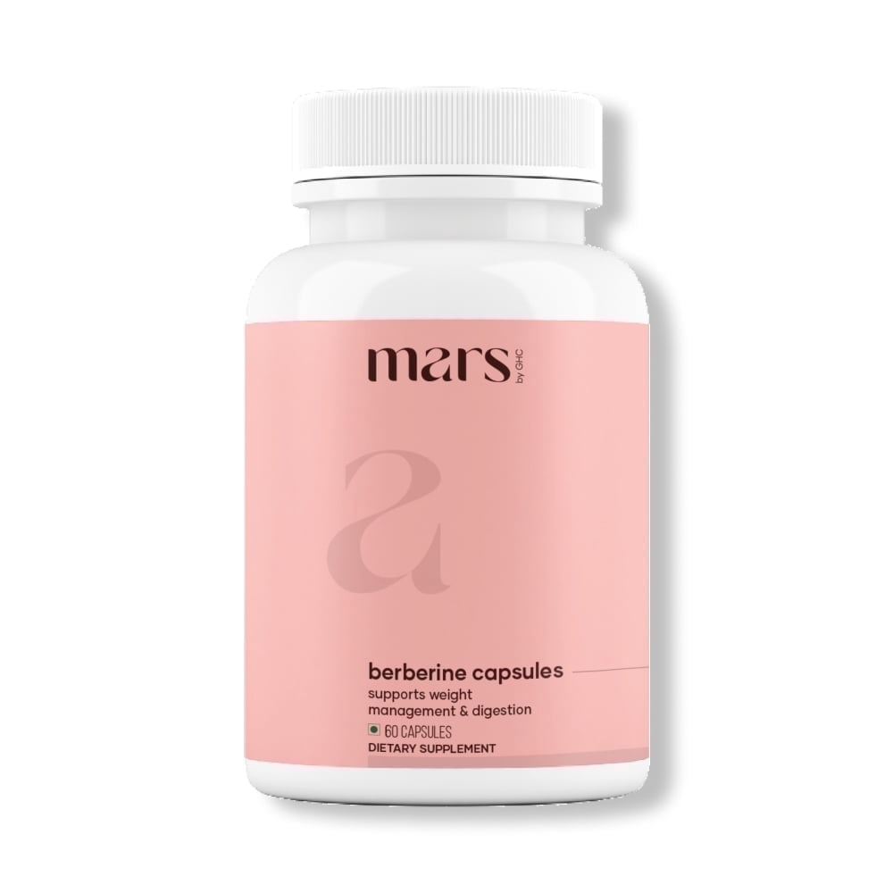 Mars by GHC Himalayan Berberine Capsules, Helps to Overall Well-Being, 1 Count