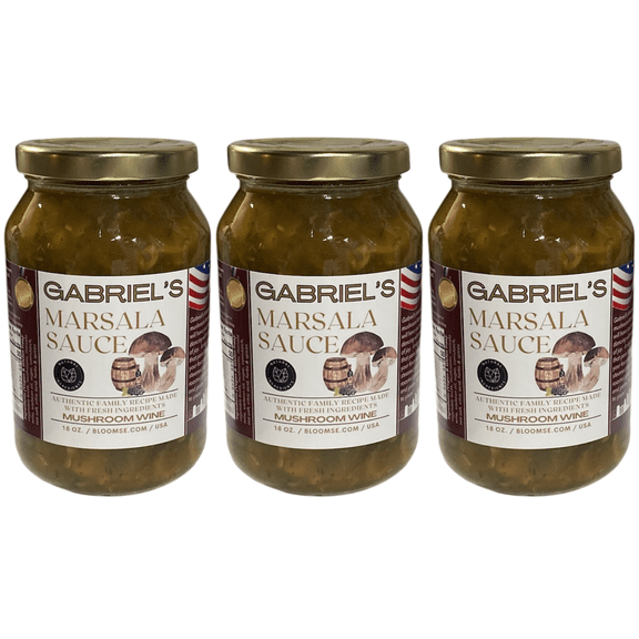 Marsala Sauce Gourmet Mushroom Wine Sauce All Natural 3-Pack