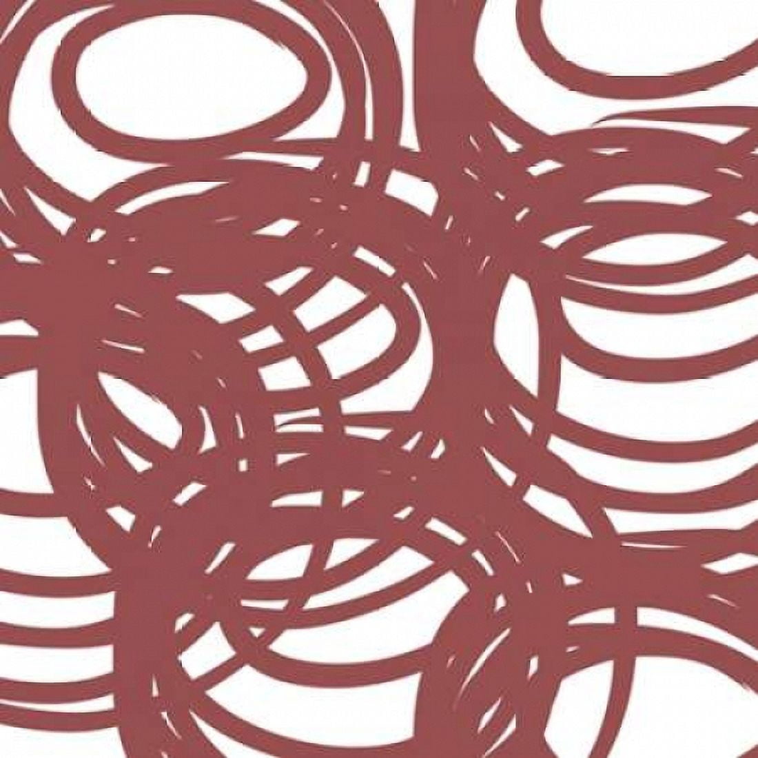 Marsala Swirls Canvas Art - Linda Woods (24 x 24)