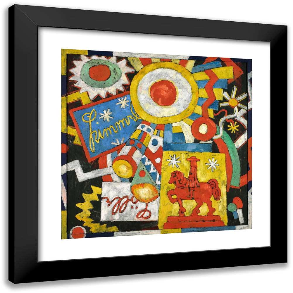 Marsden Hartley 12x12 Black Modern Framed Museum Art Print Titled ...