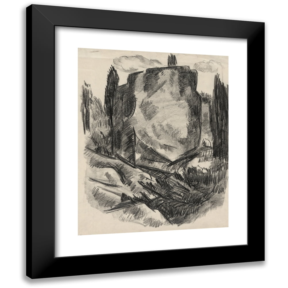 Marsden Hartley 12x14 Black Modern Framed Museum Art Print Titled ...