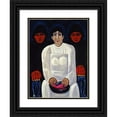 thumbnail image 1 of Marsden Hartley 15x18 Black Ornate Wood Framed Double Matted Museum Art Print Titled - The Lost Felice (circa 1939), 1 of 5