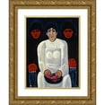 thumbnail image 1 of Marsden Hartley 19x24 Gold Ornate Framed and Double Matted Museum Art Print Titled - The Lost Felice (circa 1939), 1 of 4