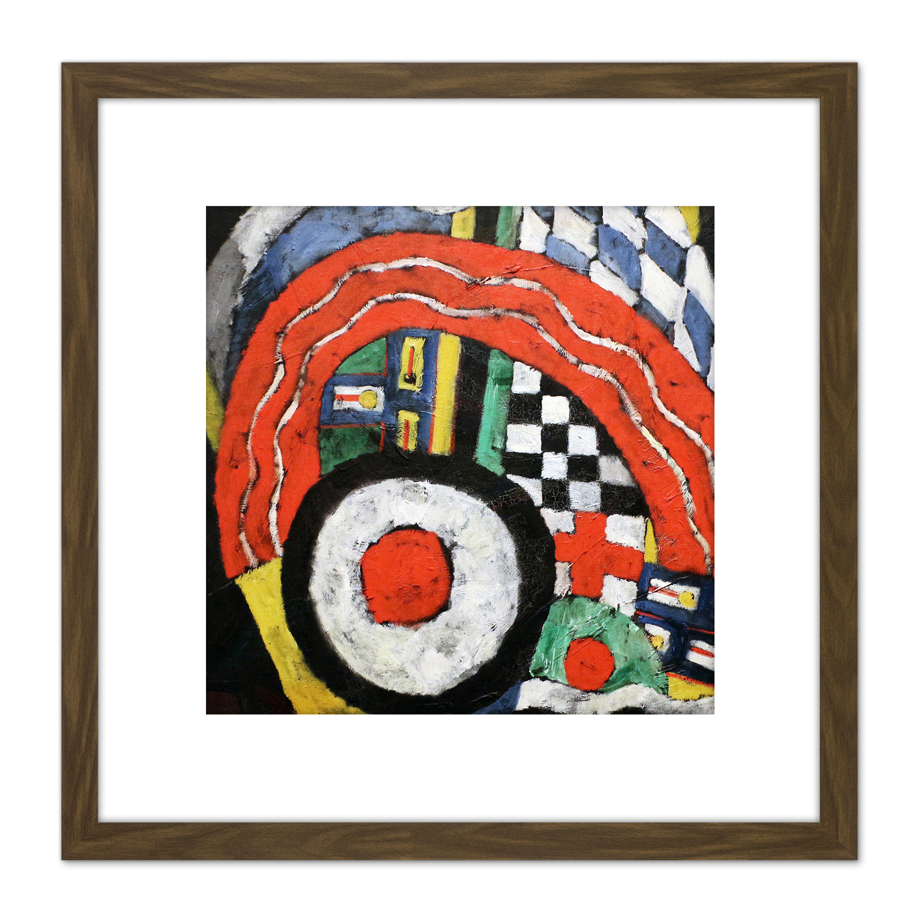 Marsden Hartley Painting No 46 1914 8X8 Inch Square Wooden Framed Wall ...