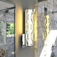 thumbnail image 1 of Marseille 1 Light LED Chrome Bathroom Vanity Fixture Clear Glass, 1 of 10