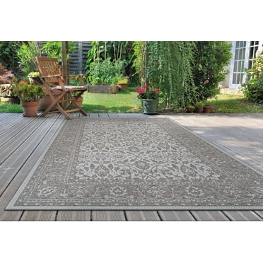 Marseille Carmoux Mushroom Indoor/Outdoor Runner Rug