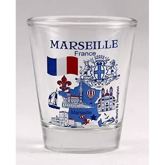 Marseille France Great French Cities Collection Shot Glass