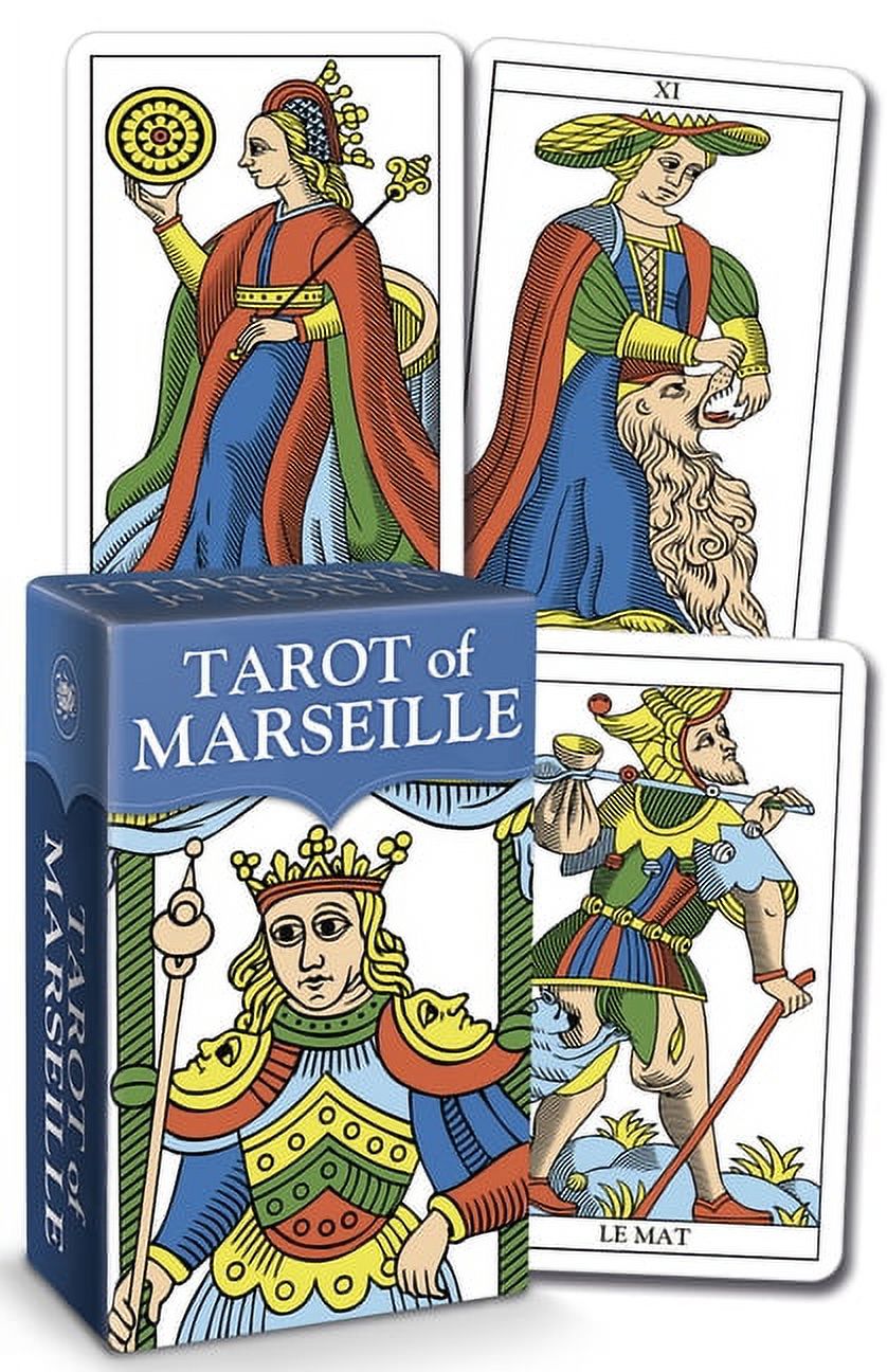 Marseille Tarot Tarot of Marseille Mini, (Hardcover) - Walmart.com
