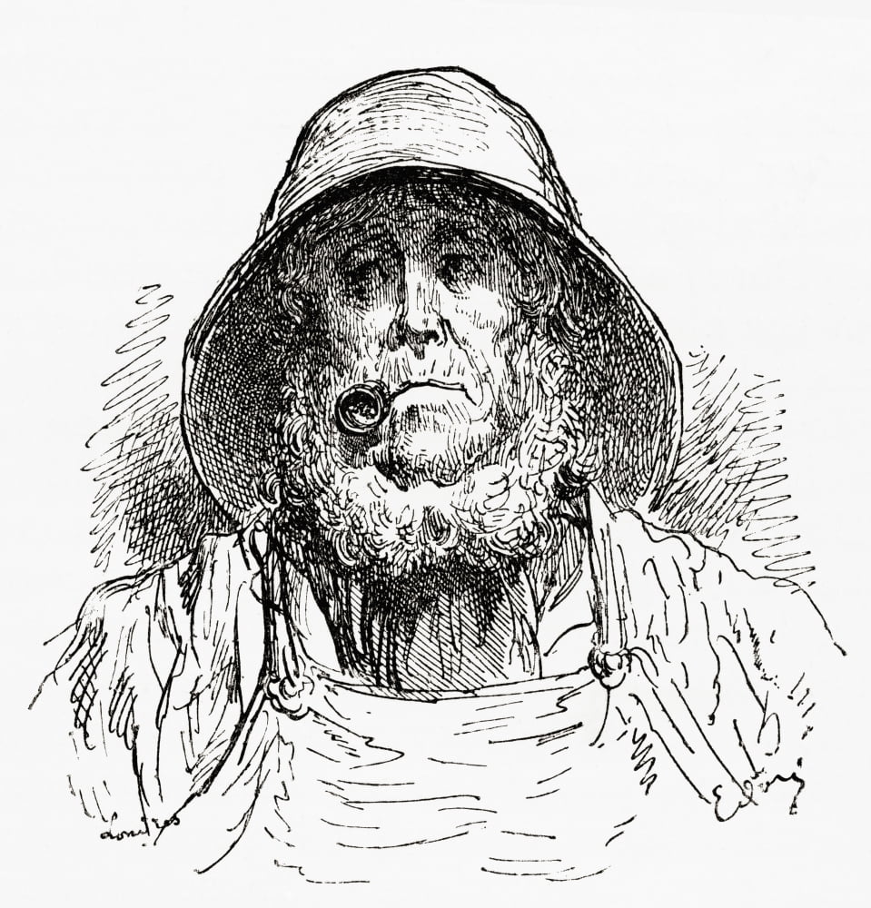 The Marseilles Sailor After A Drawing By Gustave Dore From Life And Reminiscences Of Gustave Dore Published 1885 Canvas Art - Ken Welsh Design Pics (28 x 30)