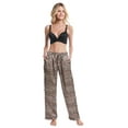 thumbnail image 1 of Marsgoo Women's Silk Satin Pajama Pants, Long Sleep Pants with Drawstring(Leopard,Medium), 1 of 6