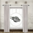 thumbnail image 1 of Marsh 1" Dia Side Window Curtain Rod 12-20 inch long (Set of 2) - Satin Nickel, 1 of 2