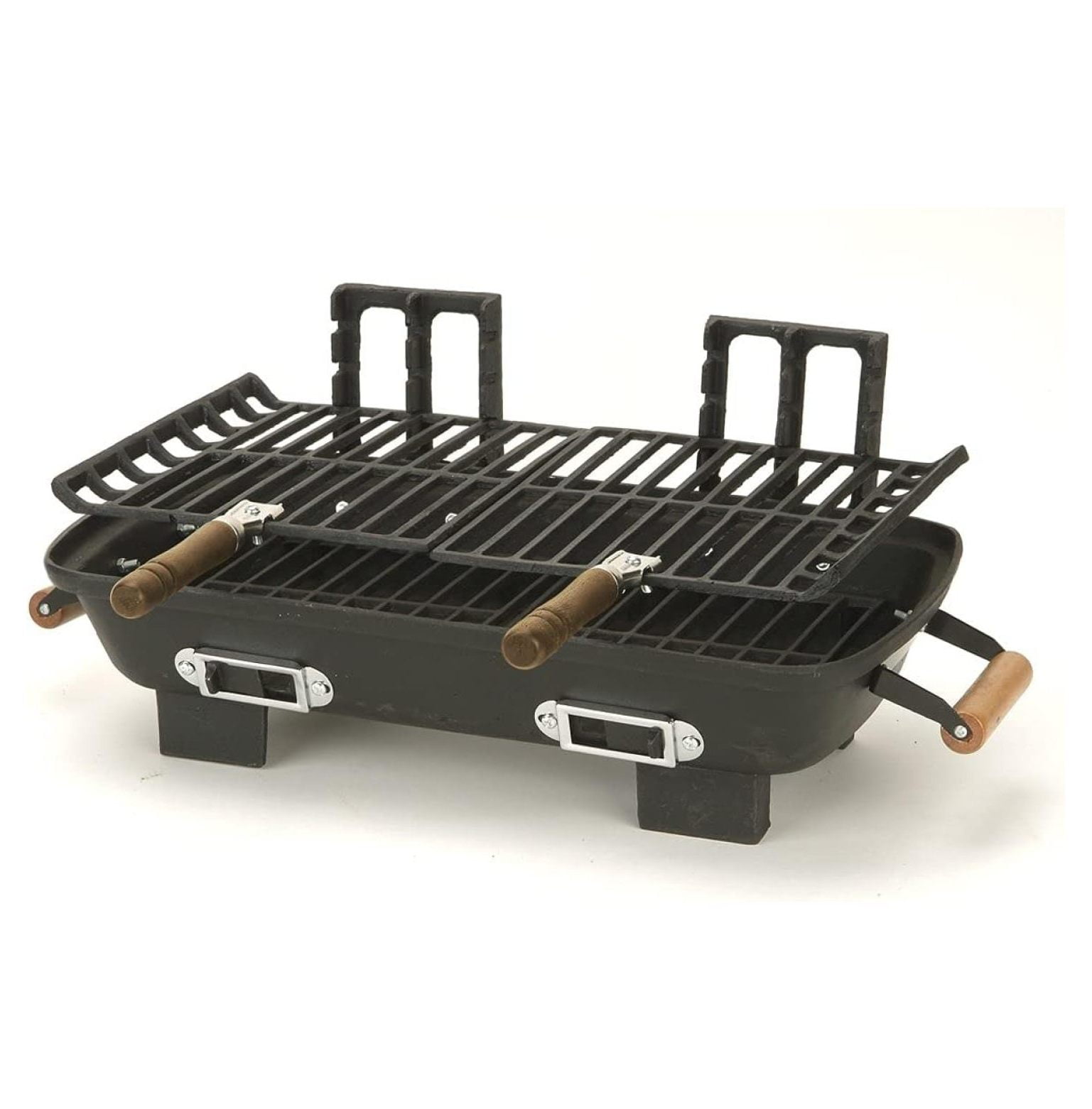 Marsh Allen 30052 Cast Iron Hibachi 10x18 Inch Charcoal Grill