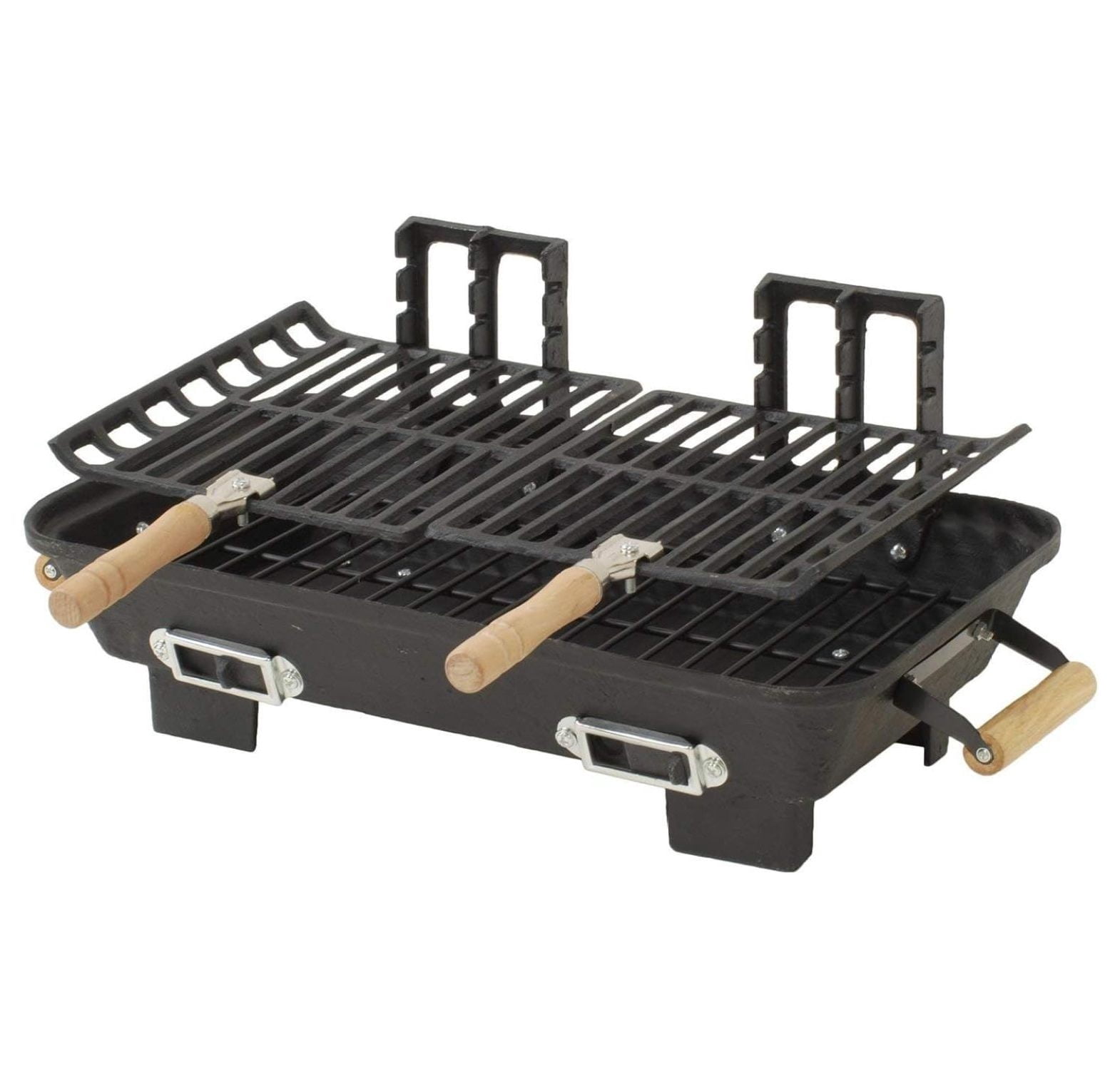 30052 Marsh Allen Kay Home Product's Cast Iron Hibachi Charcoal Grill, 10 by 18-Inch (Limited Edition)