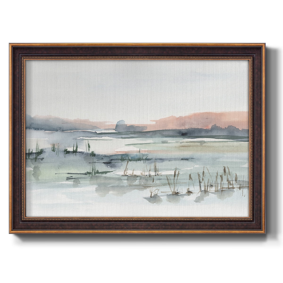 Marsh Cattails II Premium Framed Canvas- Ready to Hang